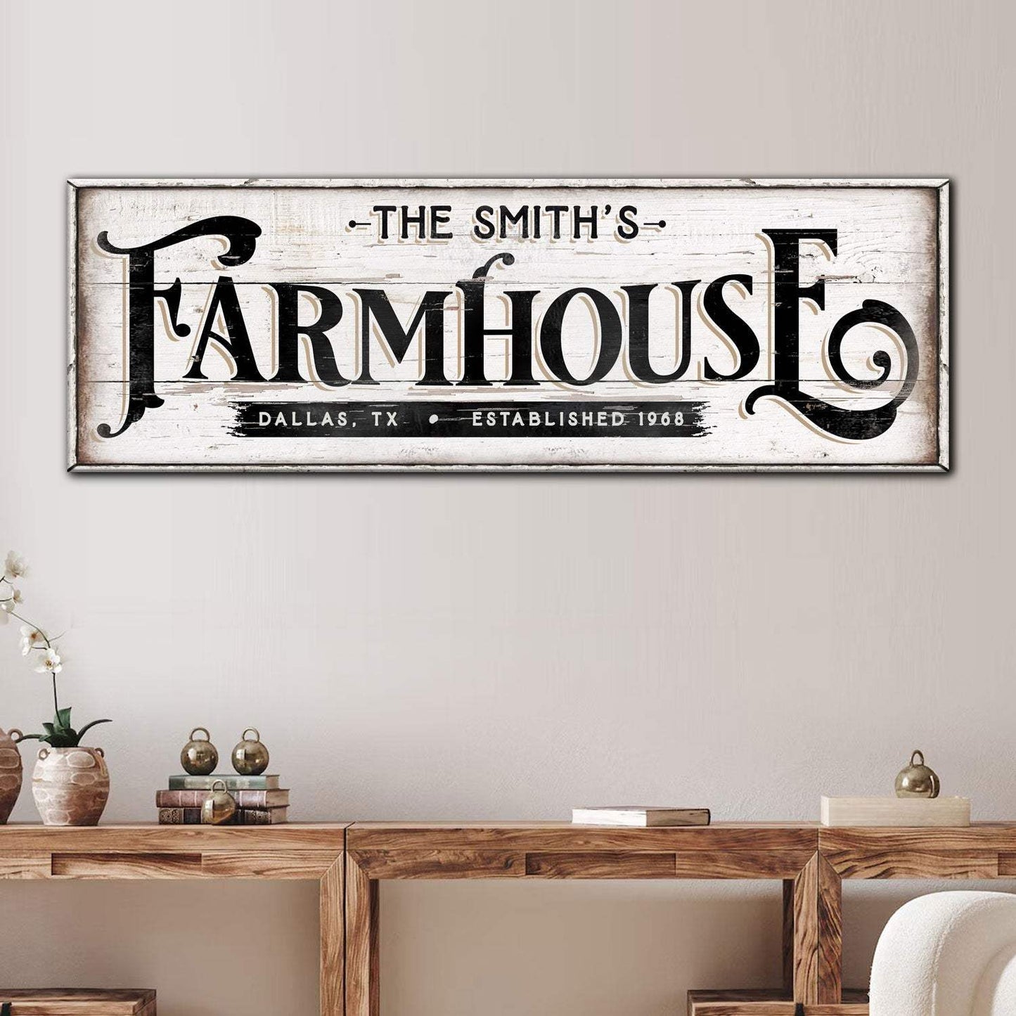 Vintage Rust Farmhouse Sign III - Tailored Canvases - Flyclothing LLC