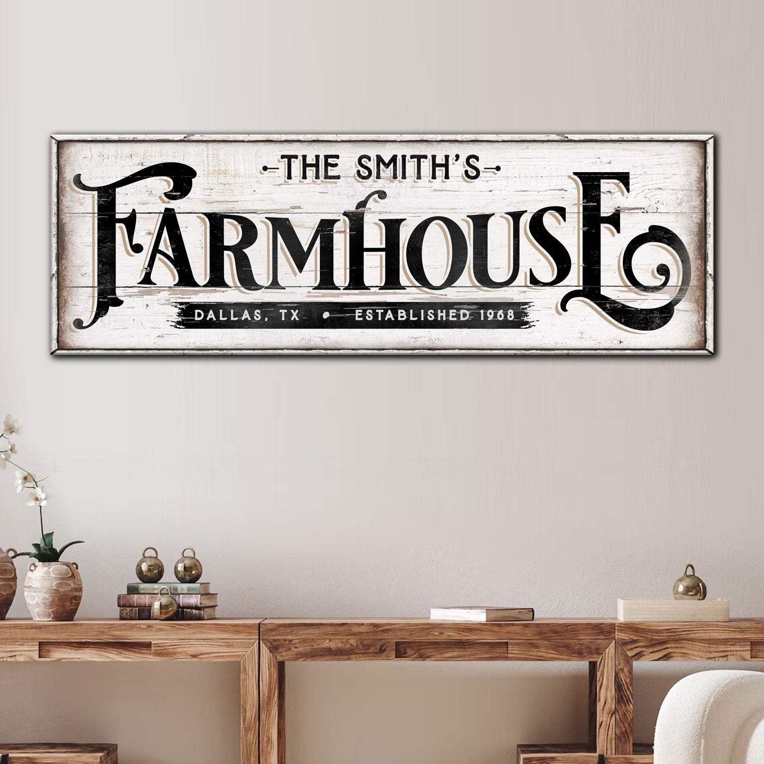 Vintage Rust Farmhouse Sign III - Tailored Canvases - Flyclothing LLC