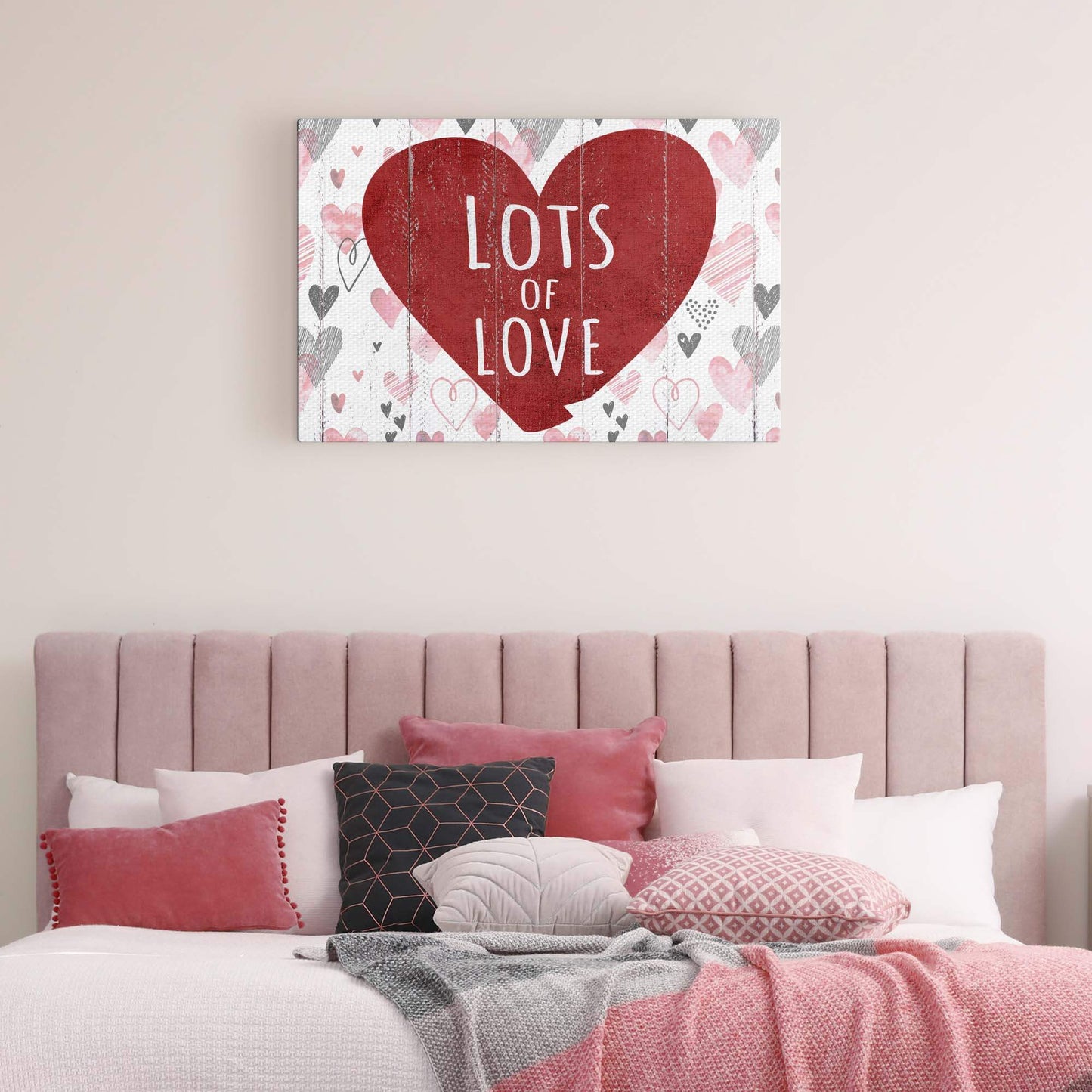 Valentine Lots Of Love Sign - Tailored Canvases - Flyclothing LLC