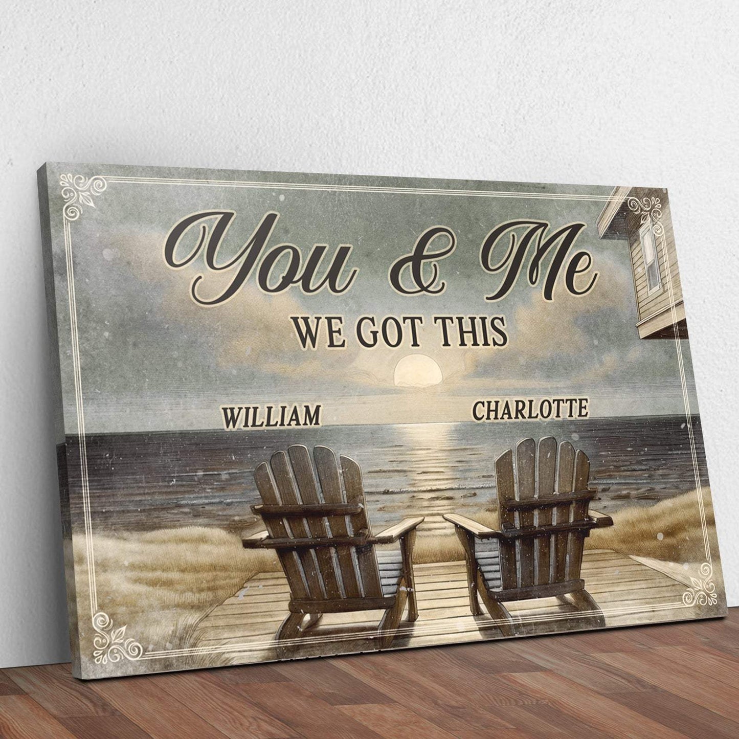 Ranch House Porch Themed We Got This Couple Sign - Tailored Canvases - Flyclothing LLC