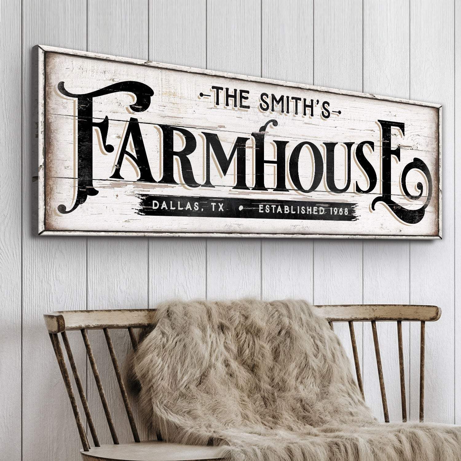 Vintage Rust Farmhouse Sign III - Tailored Canvases - Flyclothing LLC