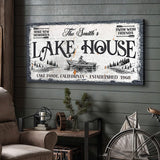 Lake House Sign IX - Tailored Canvases - Flyclothing LLC
