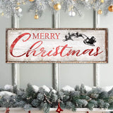 Vintage Merry Christmas Sign - Tailored Canvases - Flyclothing LLC