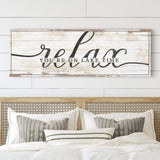 Relax You're on Lake Time Sign II - Tailored Canvases - Flyclothing LLC
