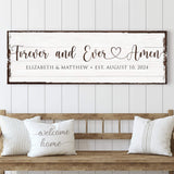 Forever And Ever Amen Faith Sign II - Tailored Canvases - Flyclothing LLC