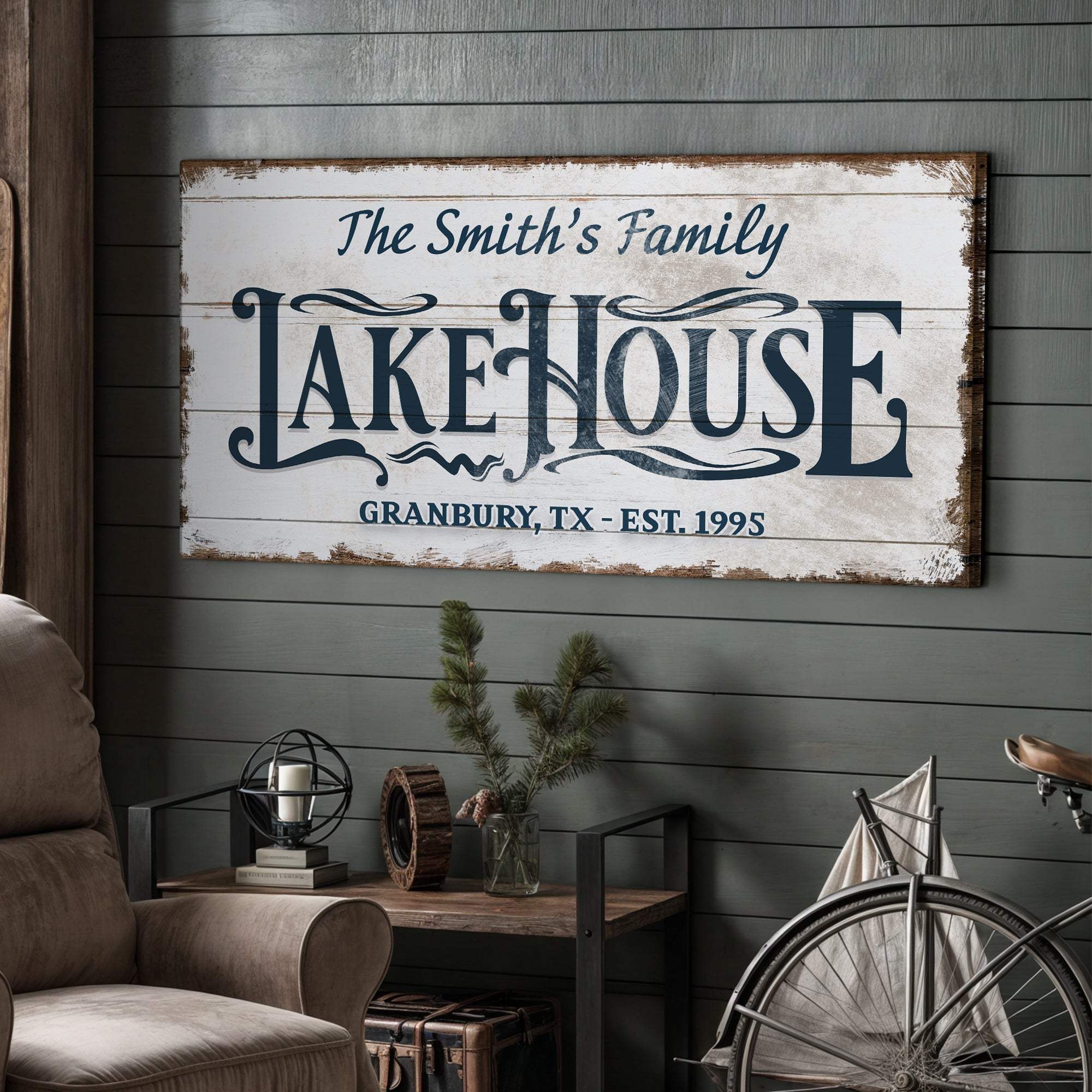Lake House Sign VII - Tailored Canvases - Flyclothing LLC