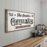 Coffee Bar Sign IX - Tailored Canvases - Flyclothing LLC