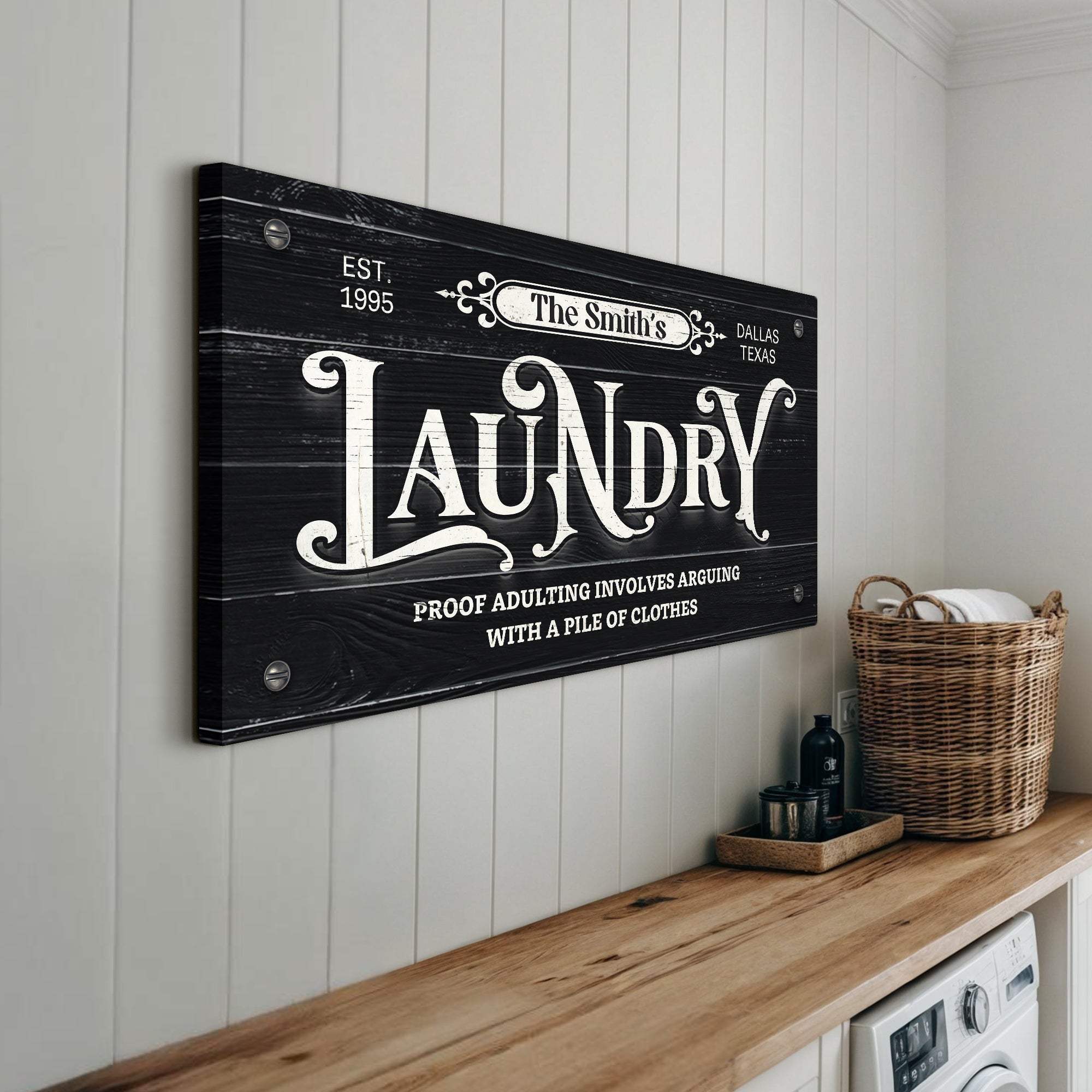 Laundry Room Sign VII - Tailored Canvases - Flyclothing LLC