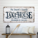 Lake House Sign VII - Tailored Canvases - Flyclothing LLC