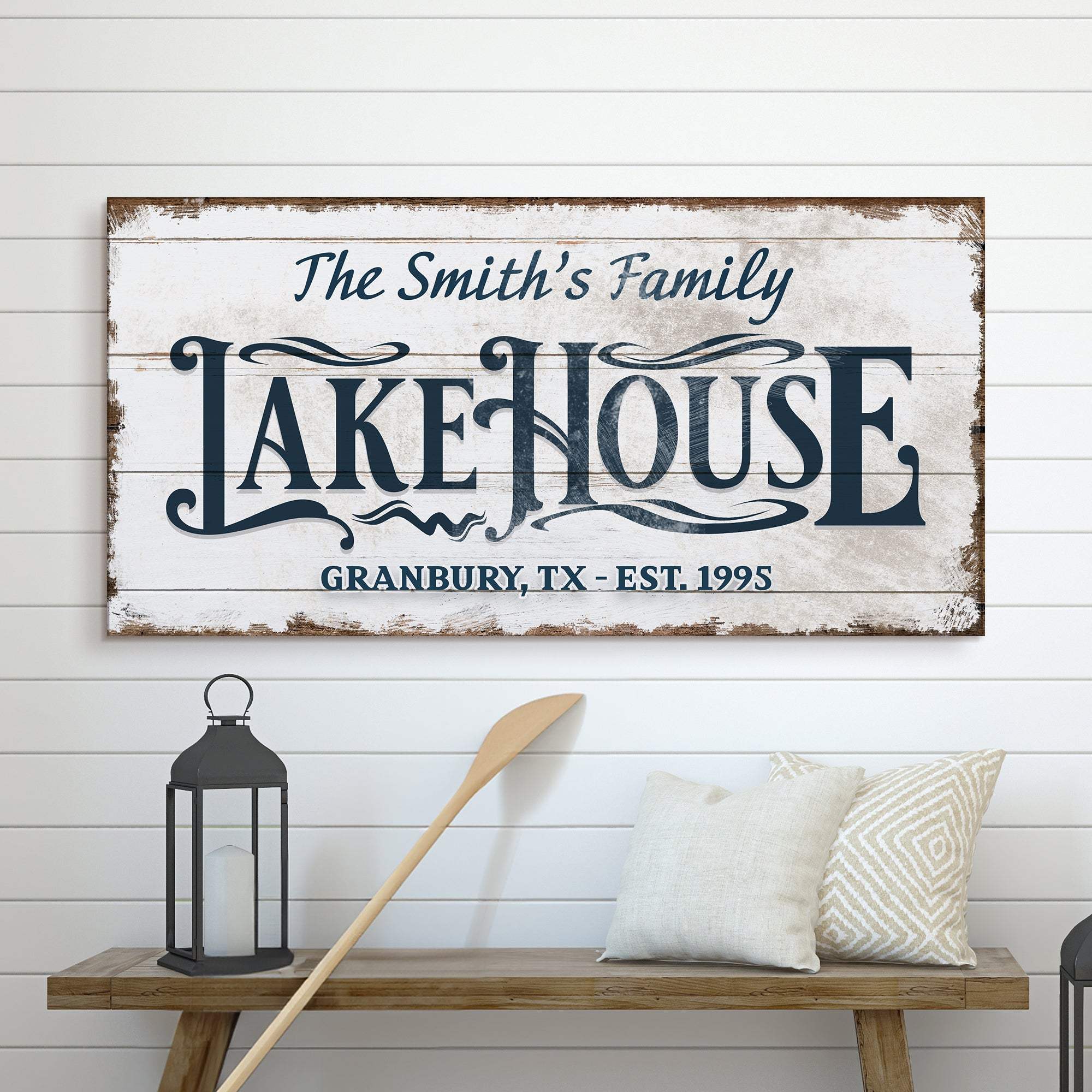 Lake House Sign VII - Tailored Canvases - Flyclothing LLC