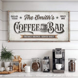 Coffee Bar Sign IX - Tailored Canvases - Flyclothing LLC