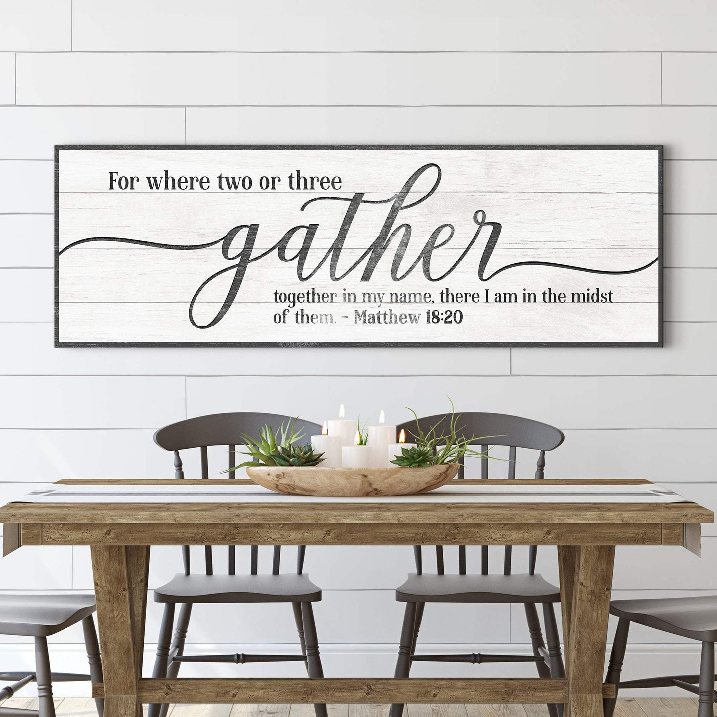 Gather Sign VI - Tailored Canvases - Flyclothing LLC