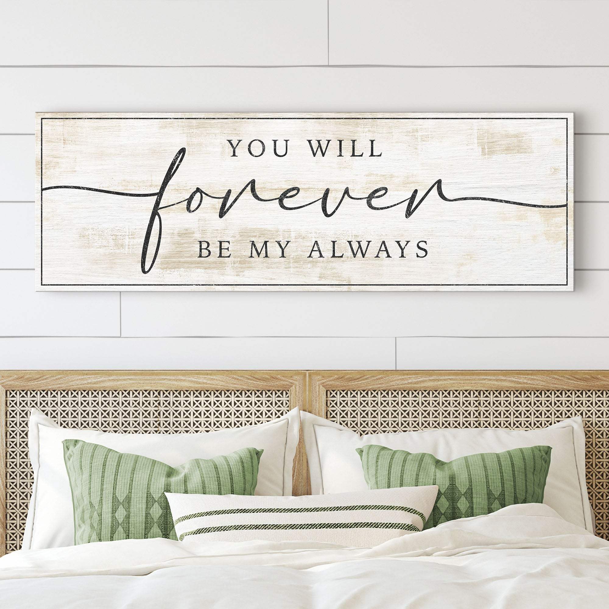 Forever Be My Always Sign III - Tailored Canvases - Flyclothing LLC