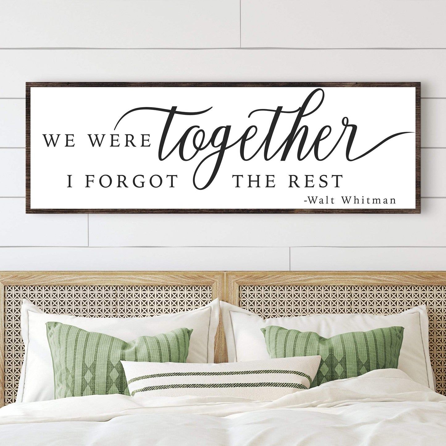 We Were Together, I Forgot The Rest Sign II - Tailored Canvases - Flyclothing LLC