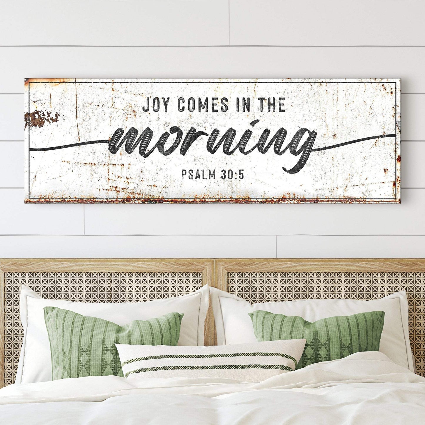 Joy Comes In The Morning Faith Sign - Tailored Canvases - Flyclothing LLC