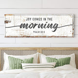 Joy Comes In The Morning Faith Sign - Tailored Canvases - Flyclothing LLC
