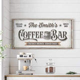 Coffee Bar Sign IX - Tailored Canvases - Flyclothing LLC