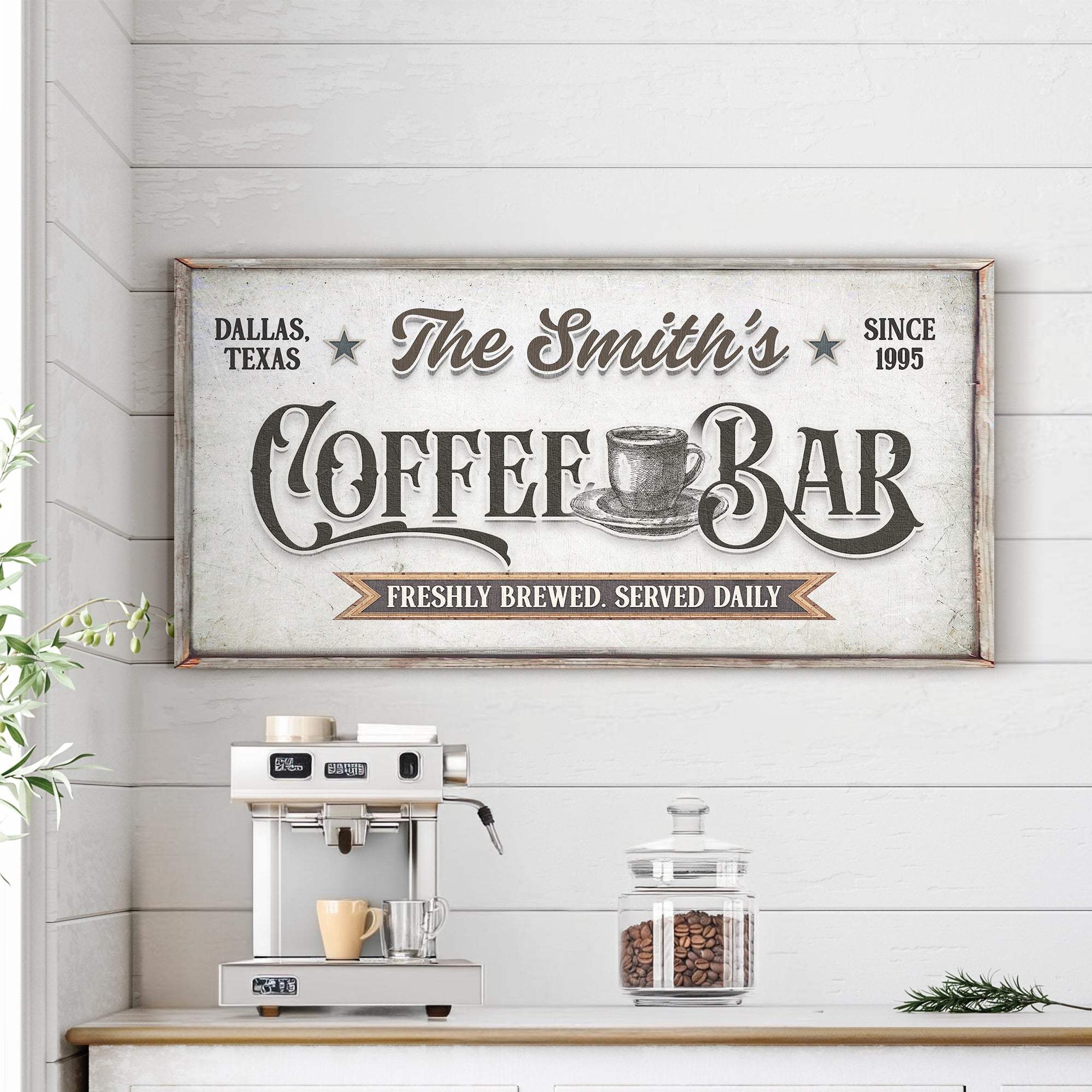 Coffee Bar Sign IX - Tailored Canvases - Flyclothing LLC