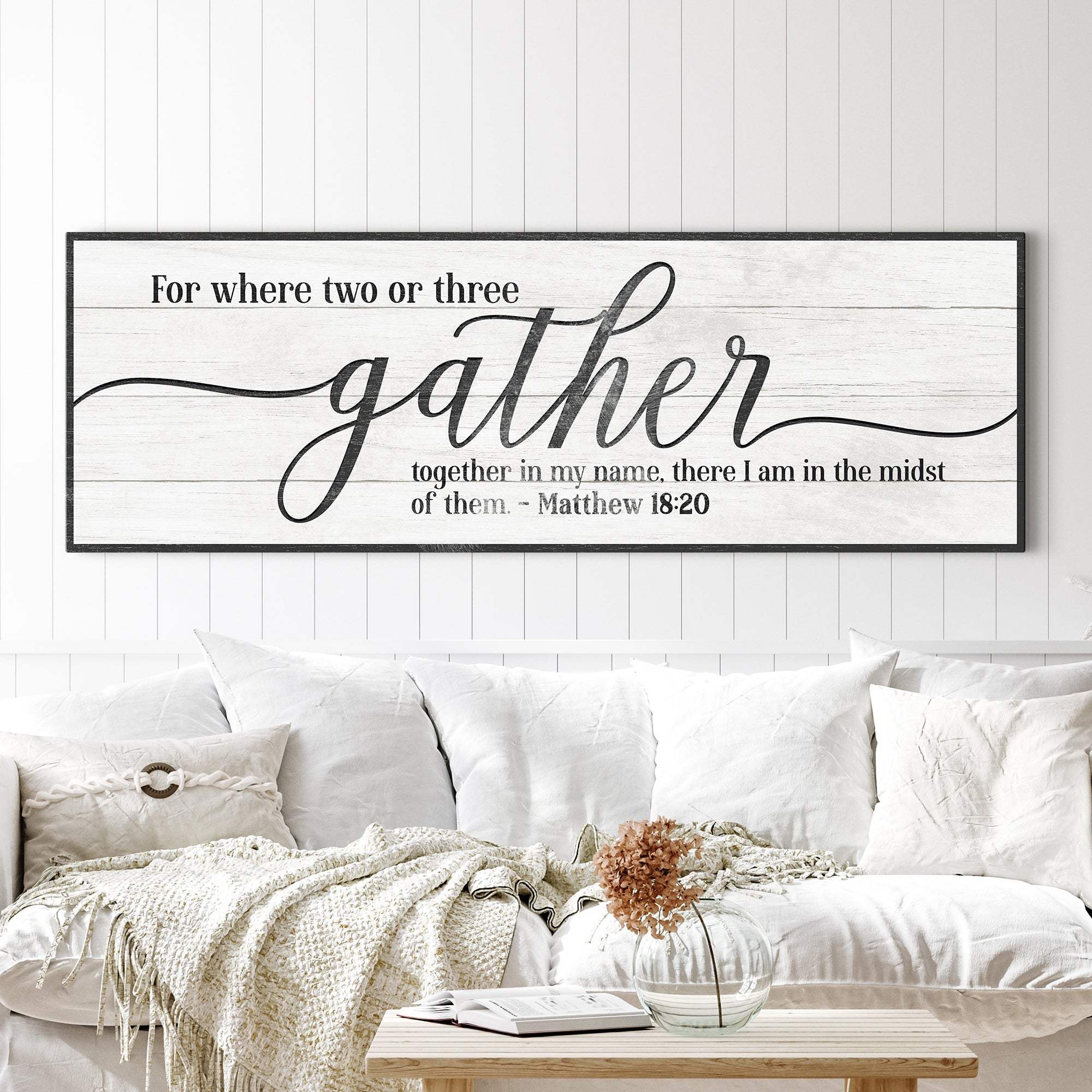 Gather Sign VI - Tailored Canvases - Flyclothing LLC