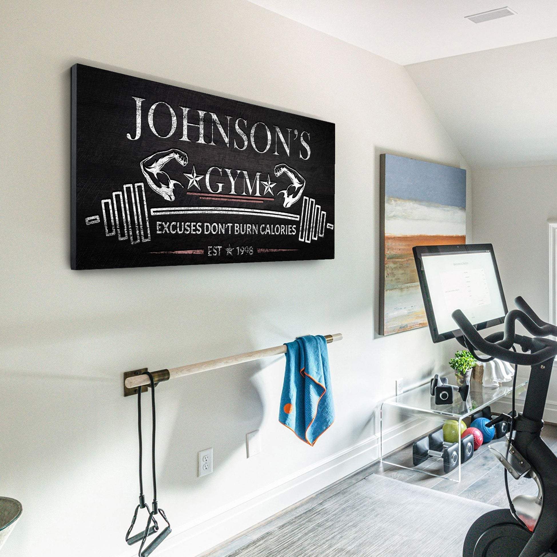 Gym Sign II - Tailored Canvases - Flyclothing LLC