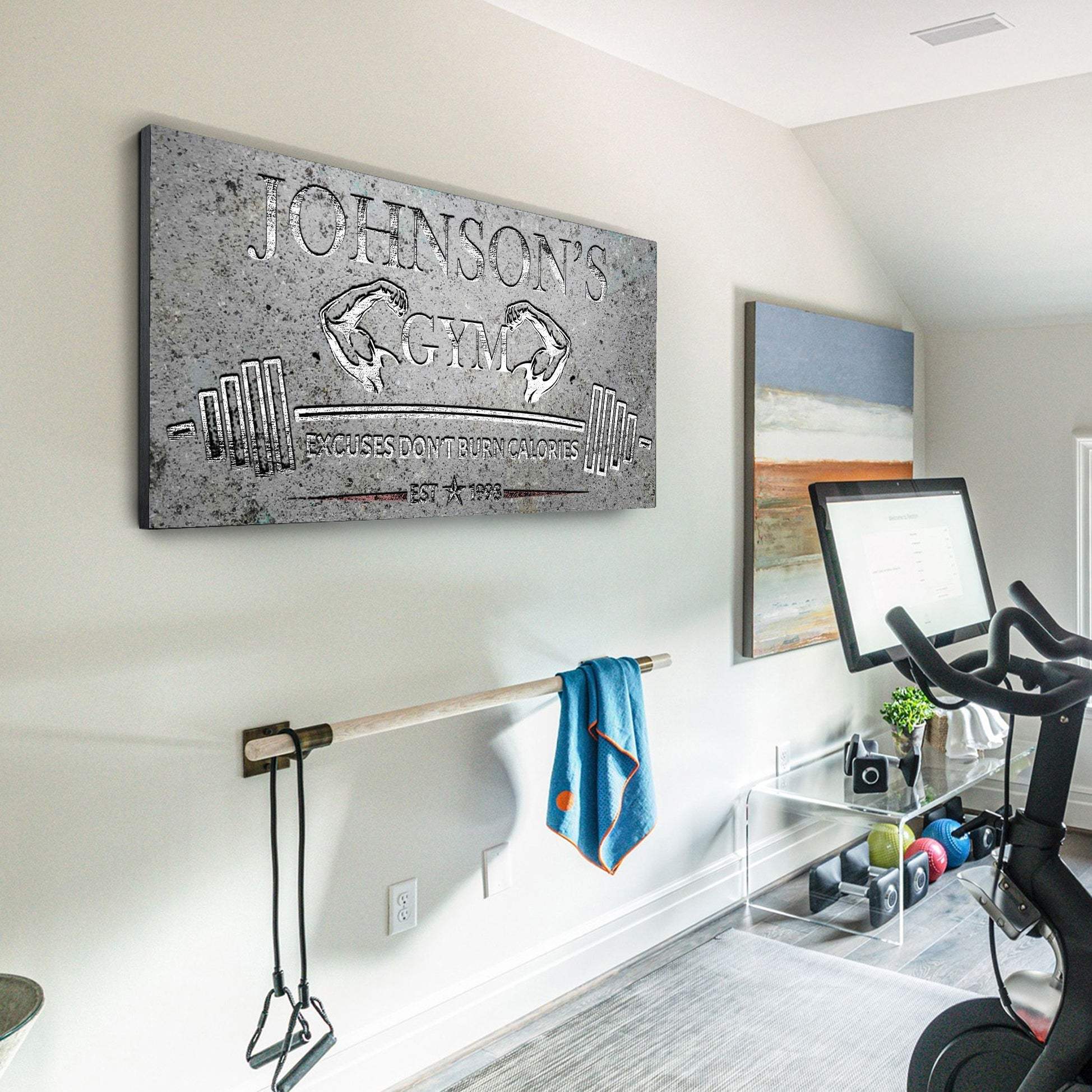 Gym Sign II - Tailored Canvases - Flyclothing LLC