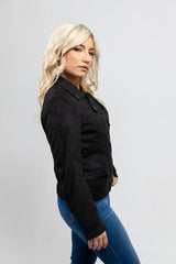 Molly Women's Faux Suede Moto Jacket - Whet Blu NYC - Flyclothing LLC