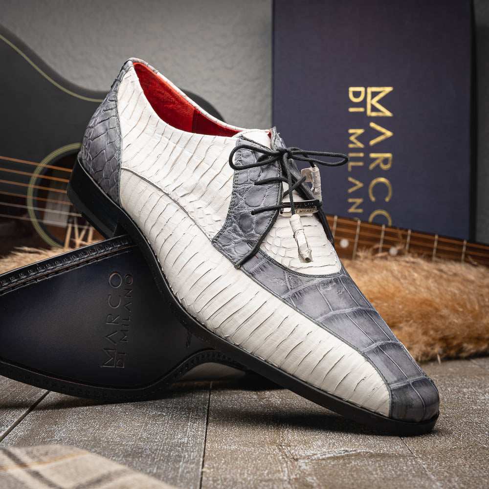Moncalieri Gray / White - Marco Di Milano - Flyclothing LLC