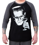 Black Market Art Company Monster Martini Men's Baseball Shirt