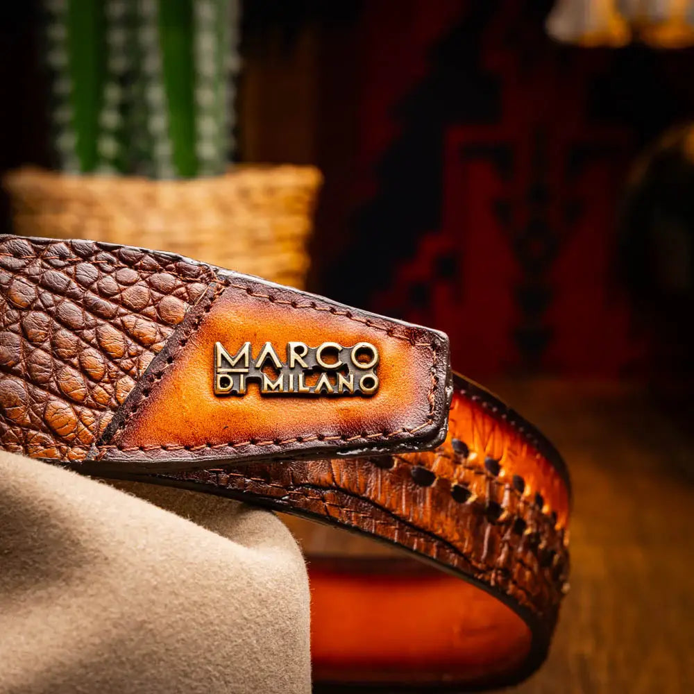 Montana Belt Aged Maple - Marco Di Milano - Flyclothing LLC