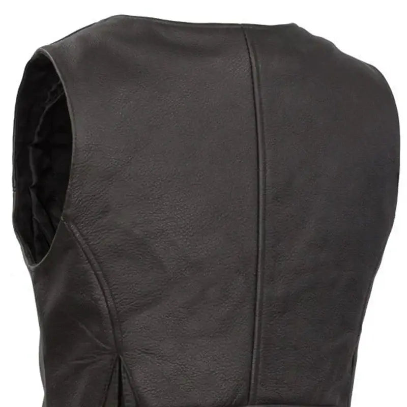 Montana Women's Motorcycle Leather Vest - First Manufacturing Company - Flyclothing LLC