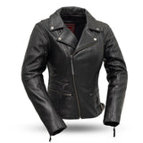 Monte Carlo - Women's Leather Motorcycle Jacket - First Manufacturing Company - Flyclothing LLC