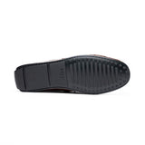 31-103-NIC MONZA Crocodile Driver, Nicotine - Zelli Italia - Flyclothing LLC