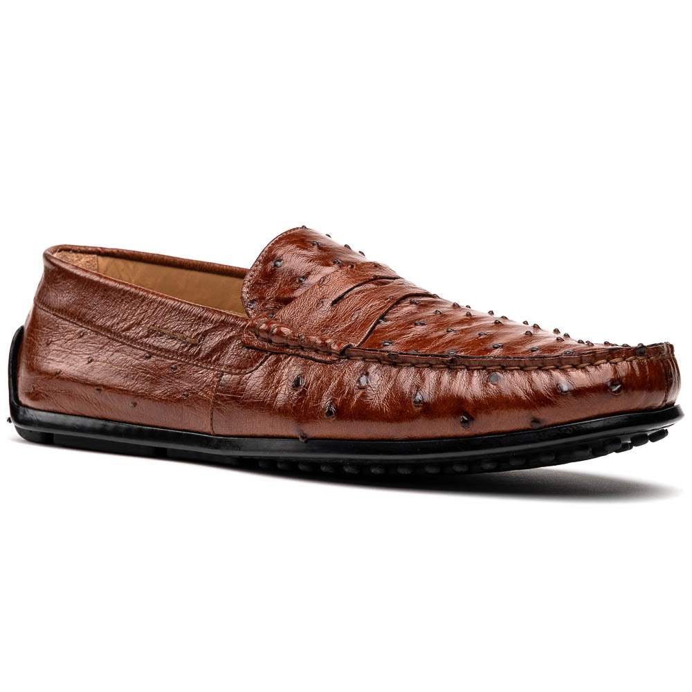 33-100-BDY MONZA Ostrich Quill Driver, Brandy - Zelli Italia - Flyclothing LLC