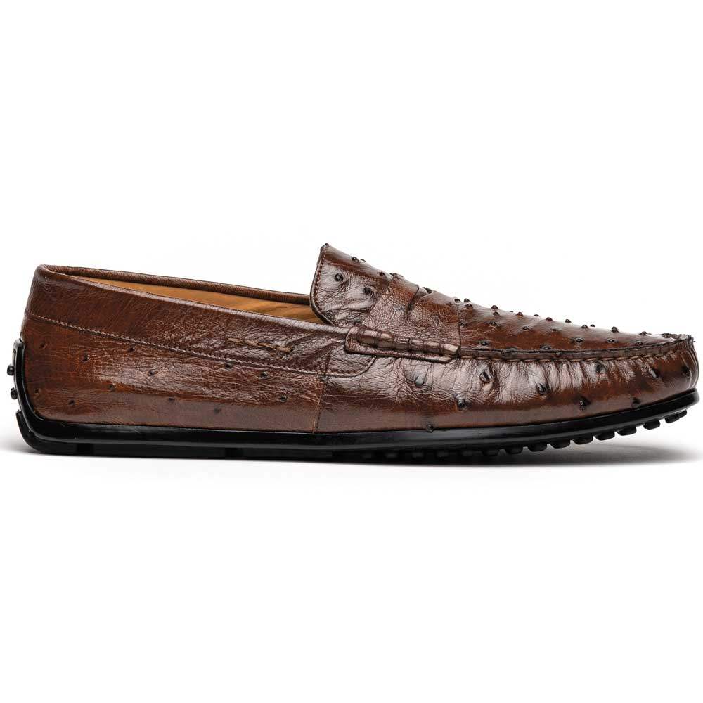 33-100-BRN MONZA Ostrich Quill Driver, Brown - Zelli Italia - Flyclothing LLC