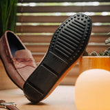 31-160-CDY MONZA Sueded Calfskin with Crocodile Driver Candy - Zelli Italia - Flyclothing LLC
