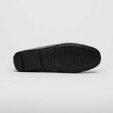 31-160-GRY MONZA Sueded Calfskin with Crocodile Driver, Grey - Zelli Italia - Flyclothing LLC