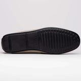 31-160-SND MONZA Sueded Calfskin with Crocodile Driver Sand - Zelli Italia - Flyclothing LLC