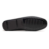 36-300-BLK MONZA Sueded Italian Calfskin Driver Black / Chestnut - Zelli Italia - Flyclothing LLC