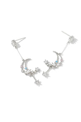 Moon and Star Earrings - Wimsico - Flyclothing LLC