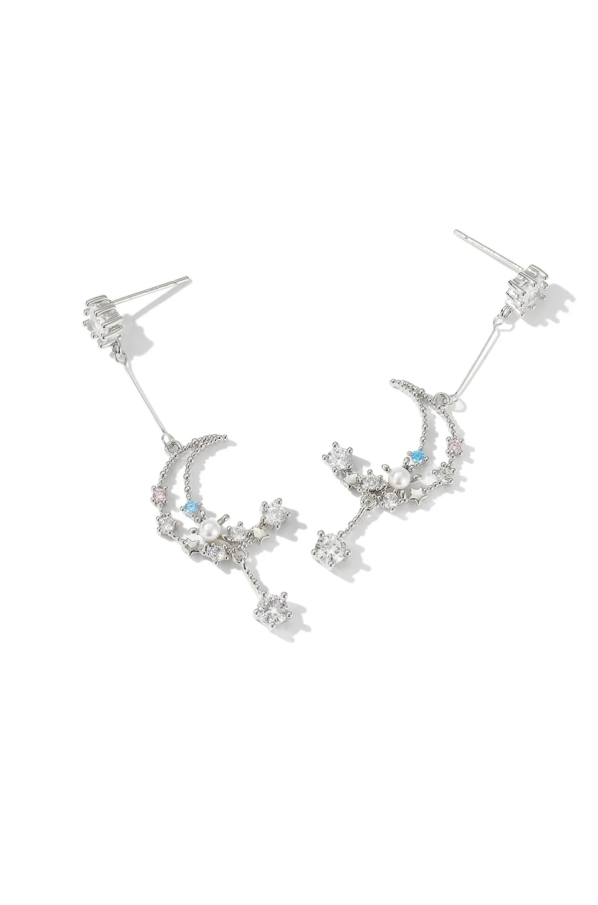 Moon and Star Earrings - Wimsico - Flyclothing LLC