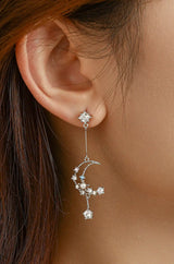 Moon and Star Earrings - Wimsico - Flyclothing LLC