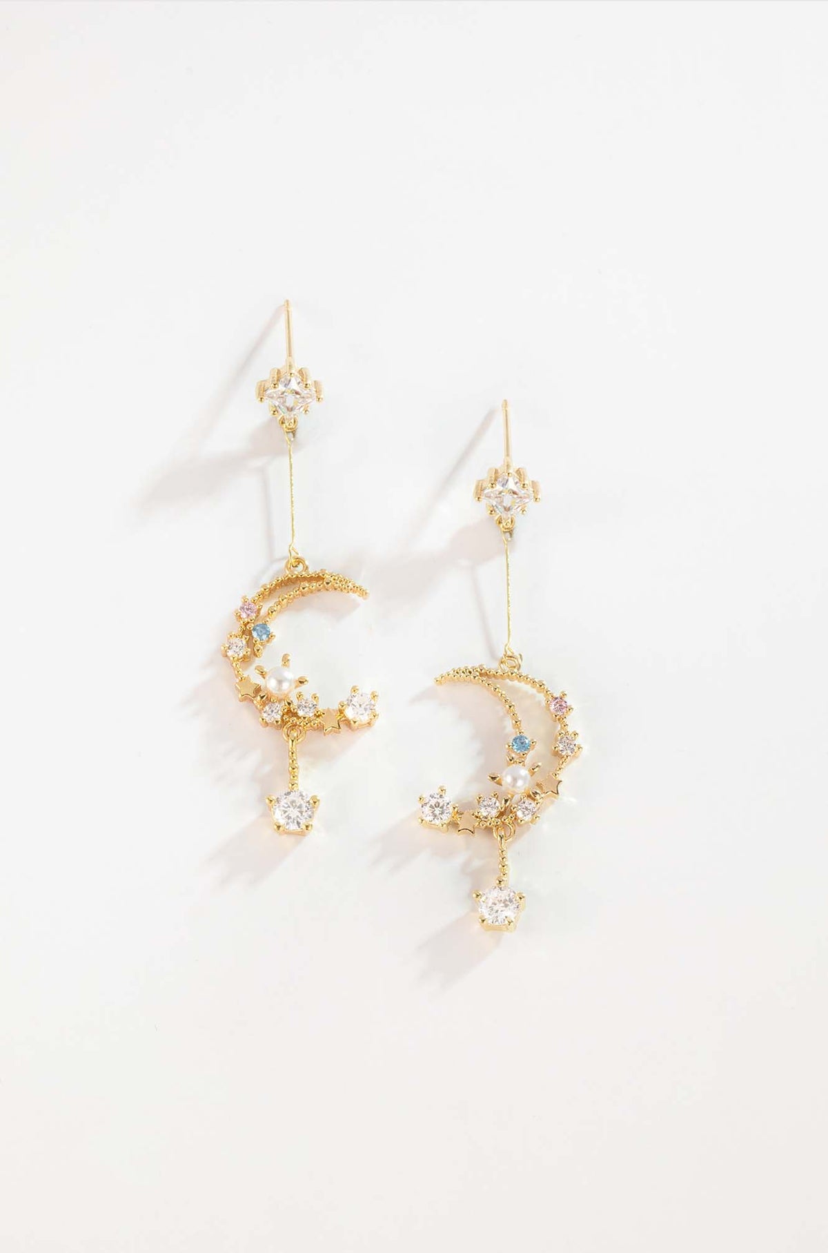 Moon and Star Earrings - Wimsico - Flyclothing LLC
