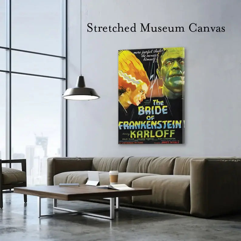 Black Market Art Company More Fearful & Frankenstein & Bride Movie Poster Print - Black Market Art Company - Flyclothing LLC