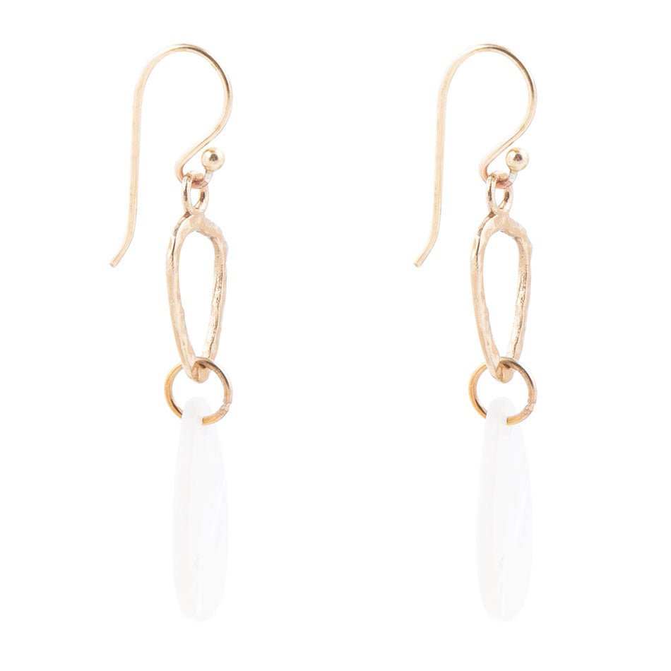 Mother of Pearl and Bronze Drop Earrings - Barse Jewelry - Flyclothing LLC