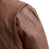 Moto Bomber - Men's Leather Jacket - First Manufacturing Company - Flyclothing LLC