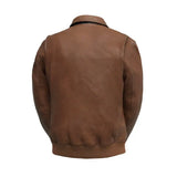 Moto Bomber - Men's Leather Jacket - First Manufacturing Company - Flyclothing LLC