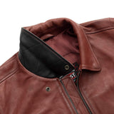 Moto Bomber - Men's Leather Jacket - First Manufacturing Company - Flyclothing LLC