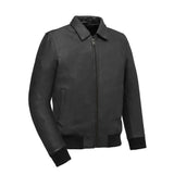 Moto Bomber - Men's Leather Jacket - First Manufacturing Company - Flyclothing LLC