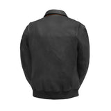 Moto Bomber - Men's Leather Jacket - First Manufacturing Company - Flyclothing LLC