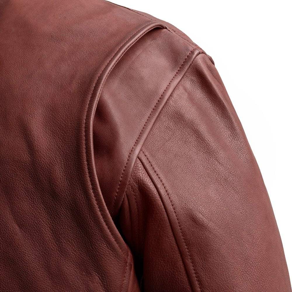 Moto Bomber - Men's Leather Jacket - First Manufacturing Company - Flyclothing LLC